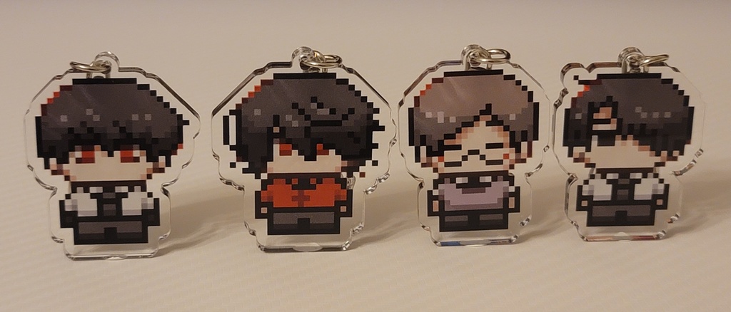 【非公式グッズ】ぶあつい!参列者&本土の人々アクリルキーホルダー
