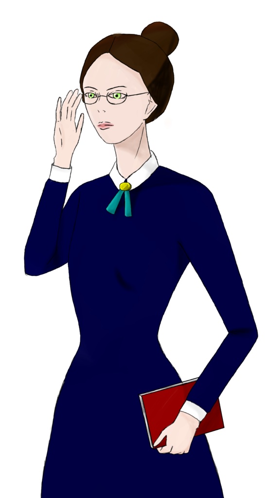 【無料】住み込み家庭教師イメージの立ち絵