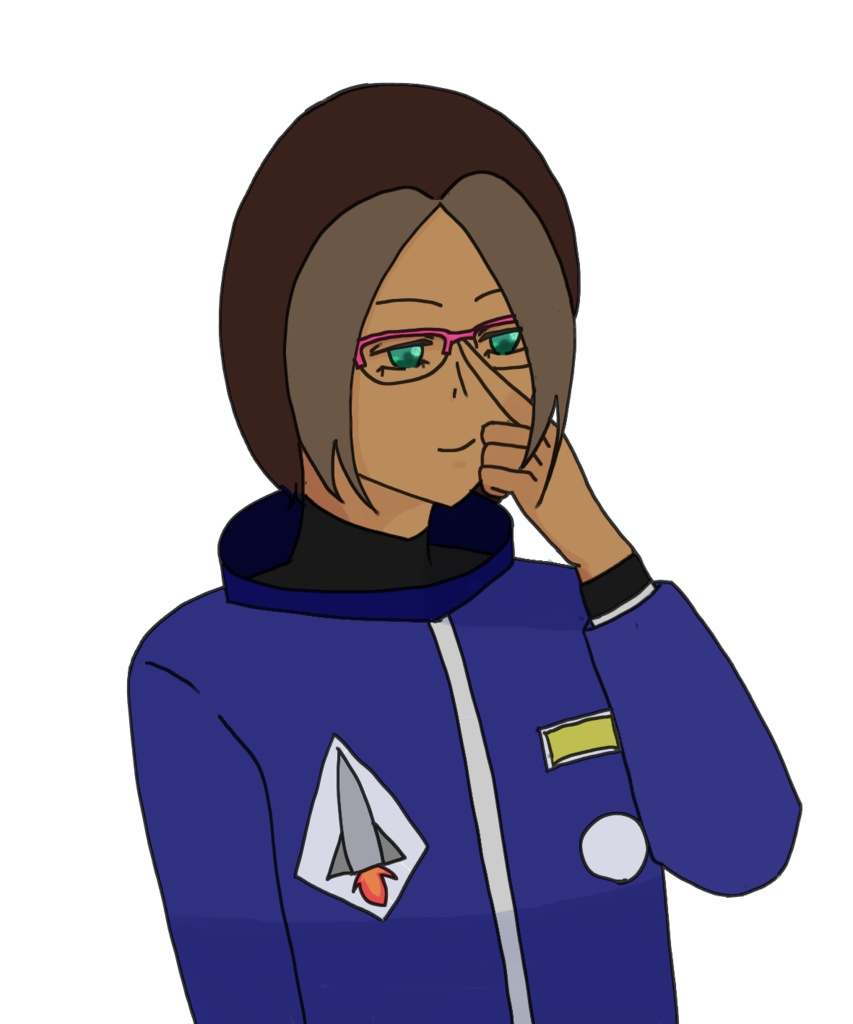 【無料】宇宙飛行士風立ち絵