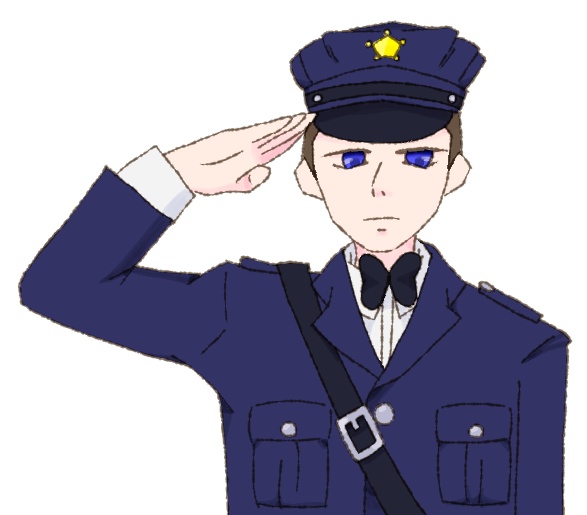 無料 19年代警官 軍人 風外国人の立ち絵 ねこじゃけの立ち絵置き場 Booth