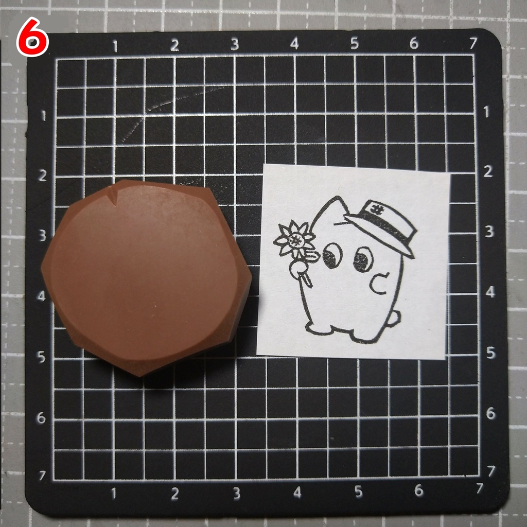 消しゴムはんこ 夏・海の生き物