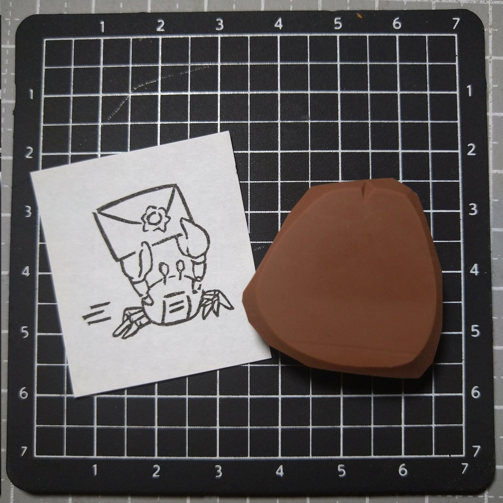 カニのはんこ (カニの郵便やさん)