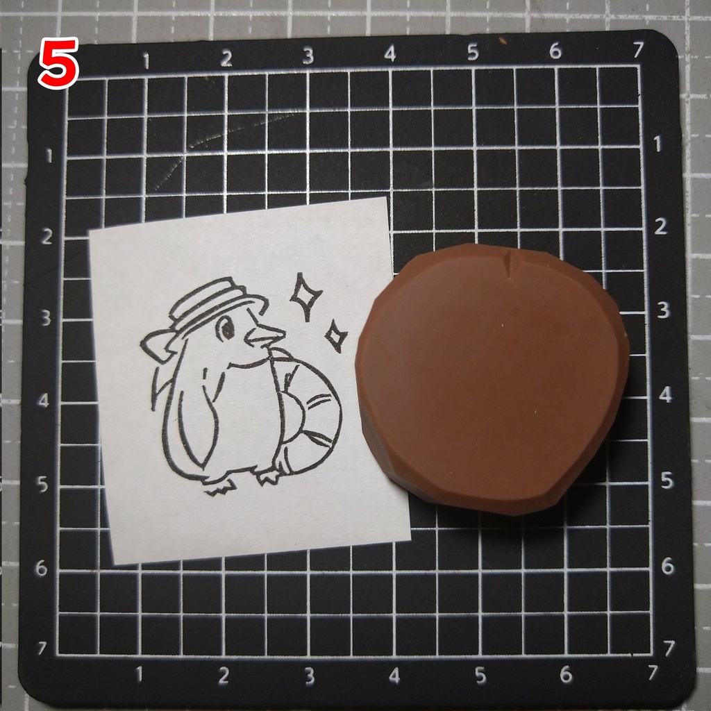 消しゴムはんこ 夏・海の生き物