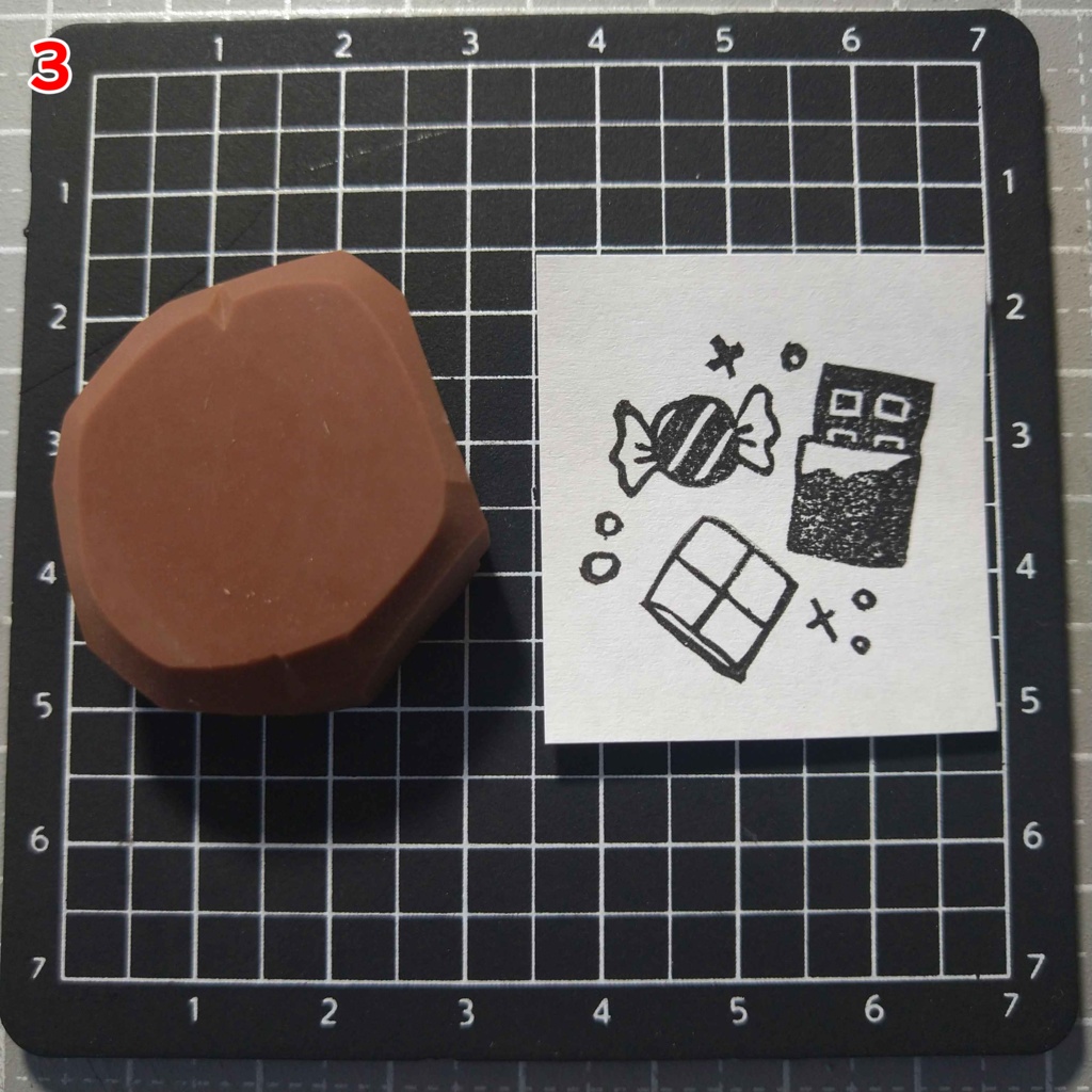 ハロウィン 消しゴムはんこ