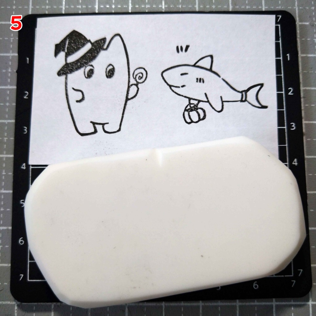 ハロウィン 消しゴムはんこ