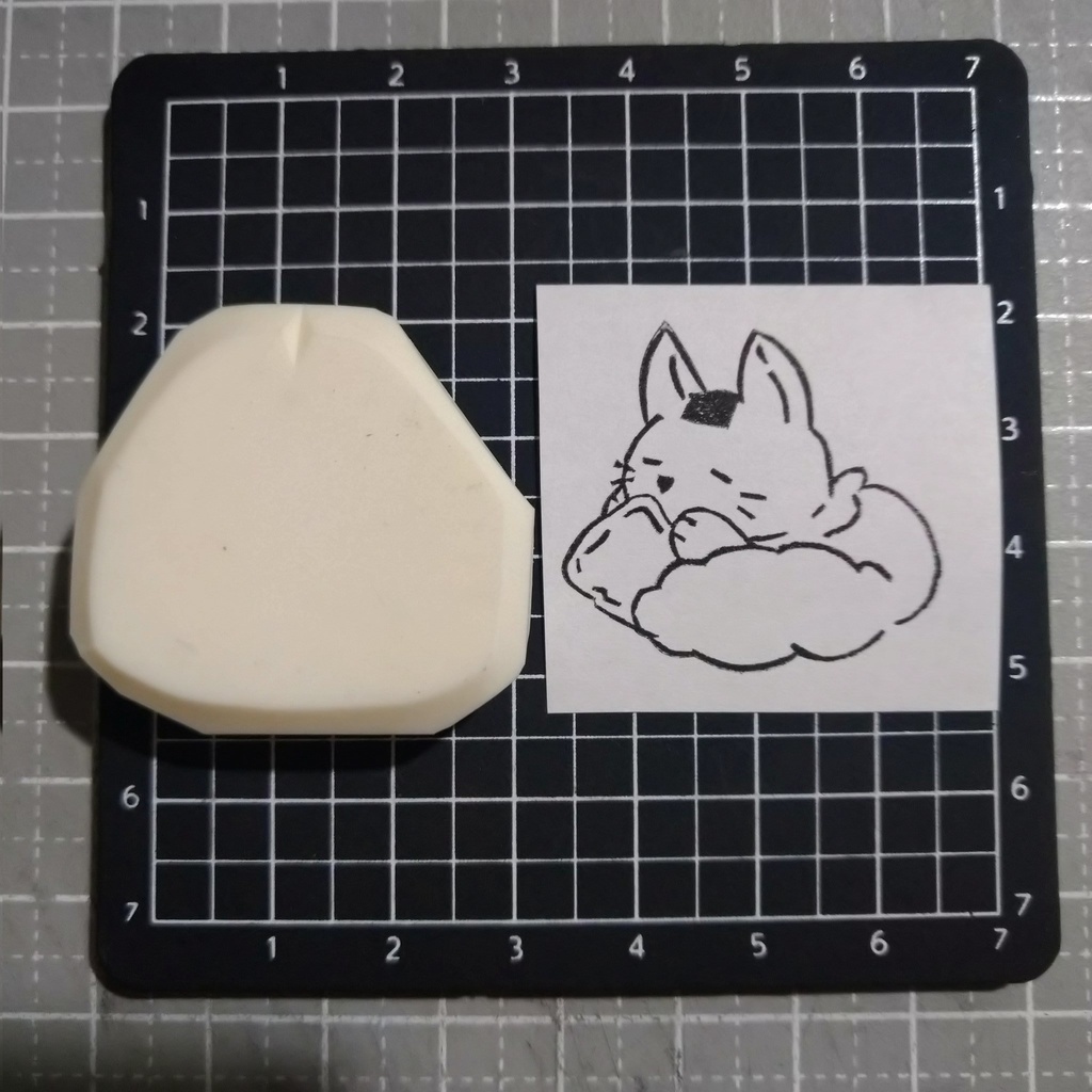 おにぎり な きつねのはんこ その2