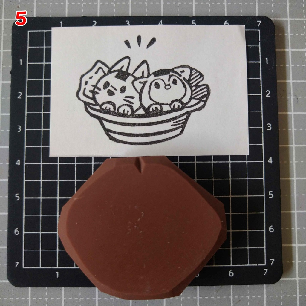 【1/31~2/1 単品50円引き】消しゴムはんこ 冬シリーズ たぬきときつね鍋もあります