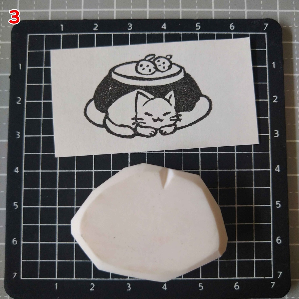 【1/31~2/1 単品50円引き】消しゴムはんこ 冬シリーズ たぬきときつね鍋もあります