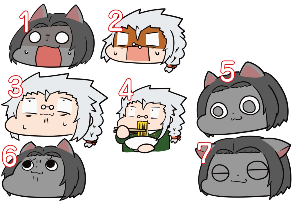 鳩ねこコラボ1周年記念　さきちさんセット