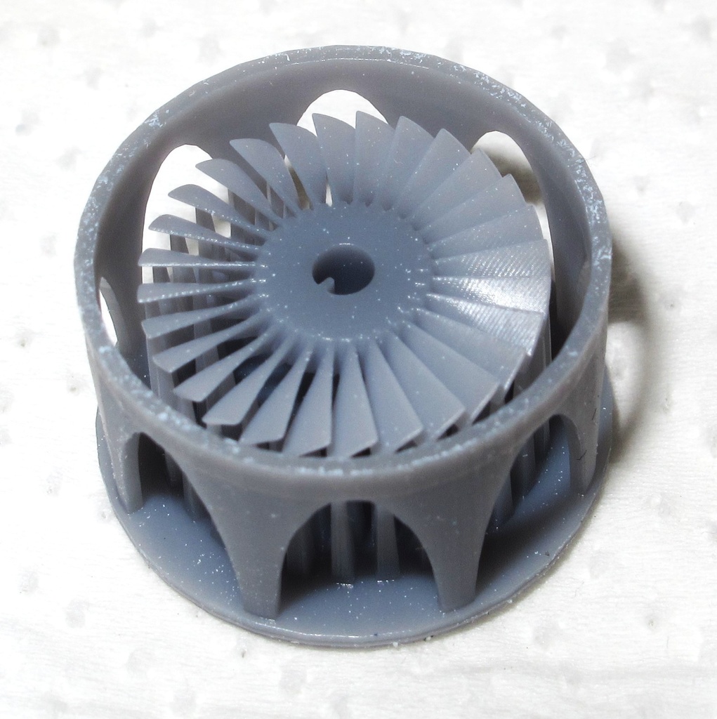 1/72 GE TF34 エンジンファン改造パーツ Ver.2(イタレリ/タミヤ製A-10A サンダーボルトII用)