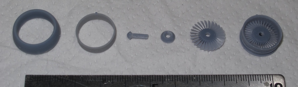 1/72 GE TF34 エンジンファン改造パーツ Ver.2(イタレリ/タミヤ製A-10A サンダーボルトII用)