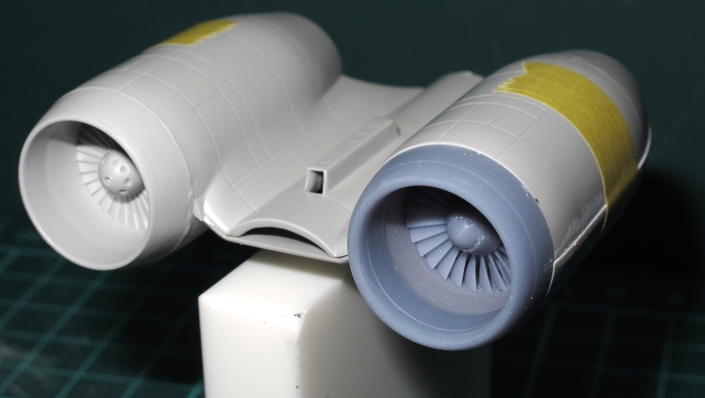 1/72 GE TF34 エンジンファン改造パーツ Ver.2(イタレリ/タミヤ製A-10A サンダーボルトII用)