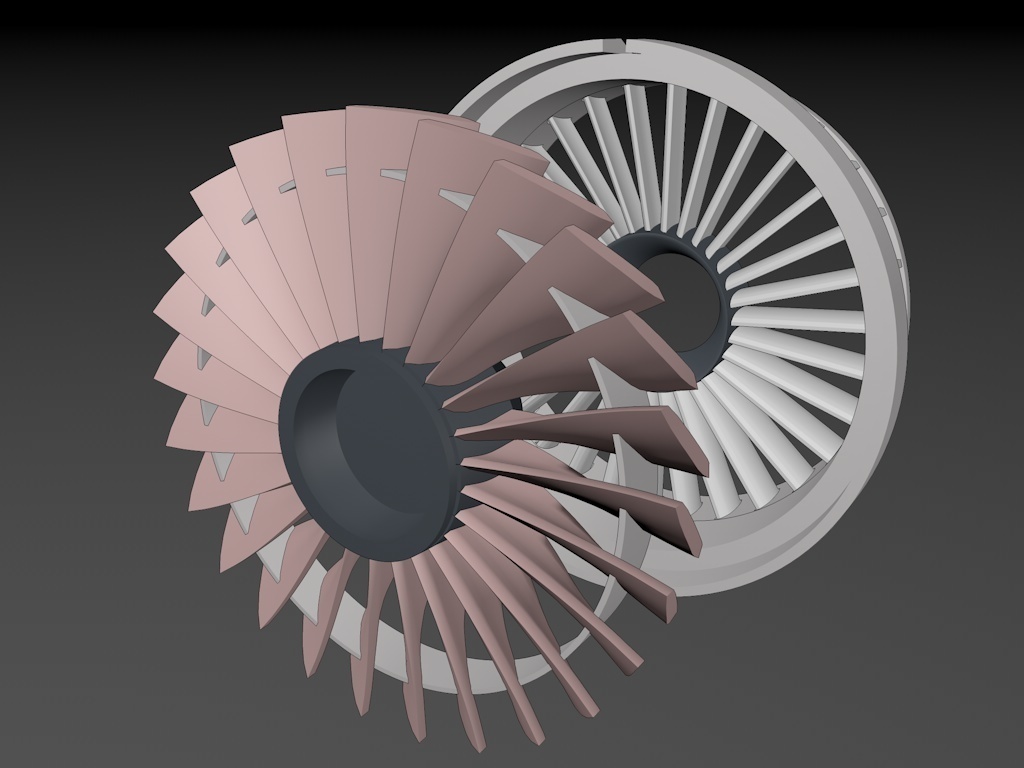 ハセガワ 1/48 ハリアー用 ペガサス105 エンジンファン