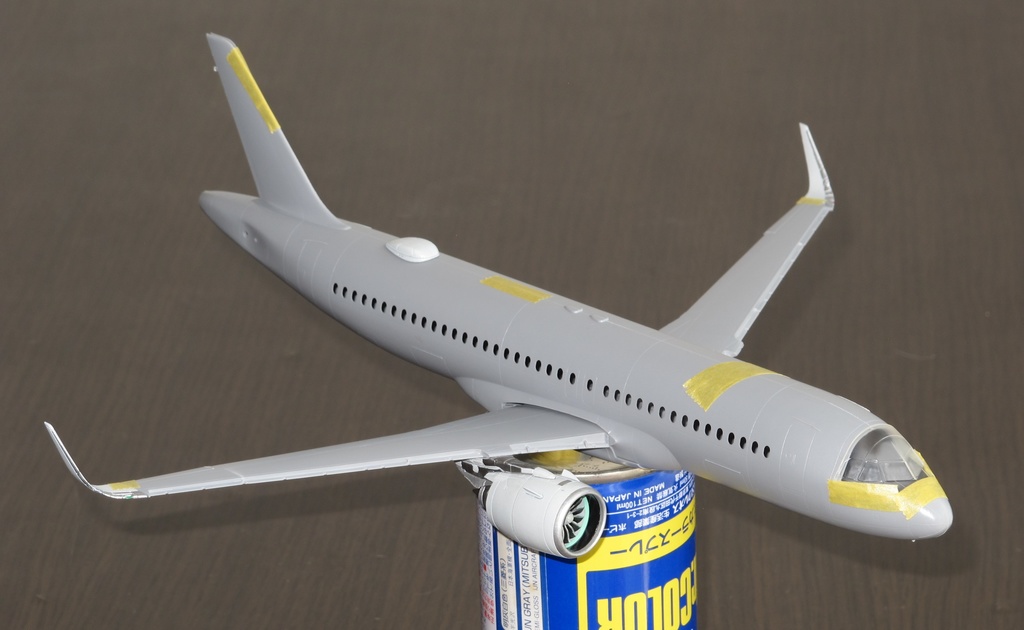 1/144 エアバス A320neo A321neo用 改造パーツセット(PW1100エンジン・ウィングレット・WiFiアンテナ)