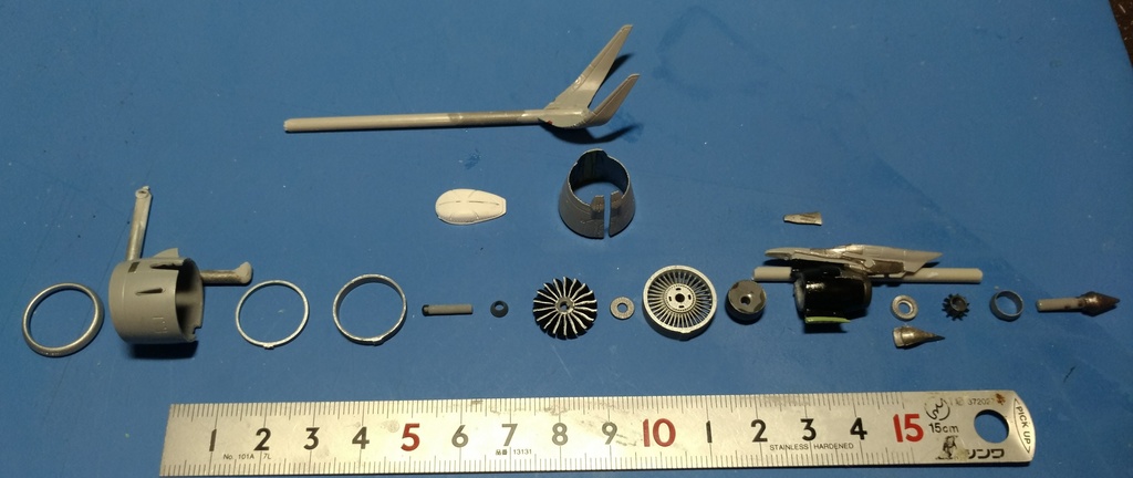 1/144 エアバス A320neo A321neo用 改造パーツセット(PW1100エンジン・ウィングレット・WiFiアンテナ)