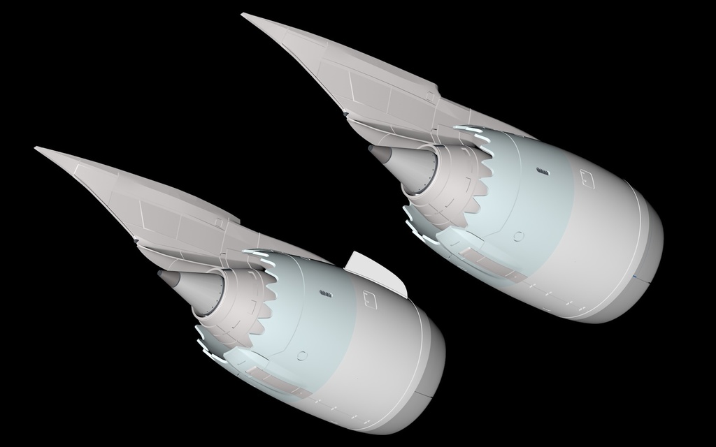 1/144 ボーイング 787-8用 GEnx-1Bエンジンセット 初期型