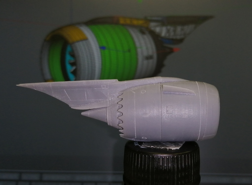 1/144 ボーイング 787-8用 GEnx-1Bエンジンセット 初期型