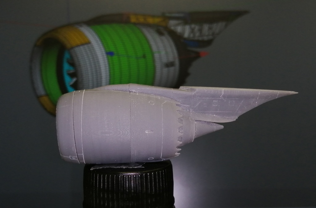 1/144 ボーイング 787-8用 GEnx-1Bエンジンセット 初期型