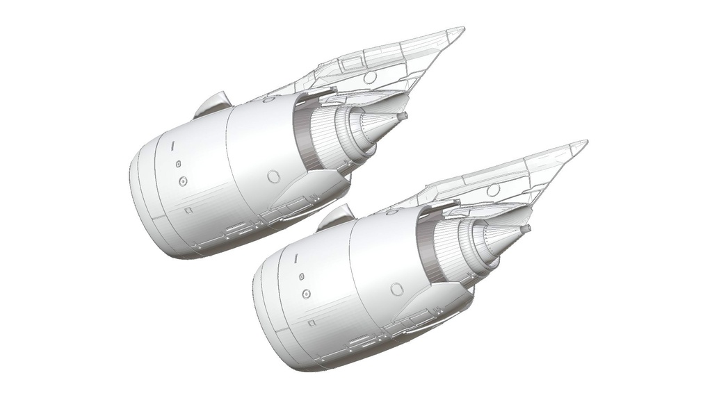 1/144 エアバス A320/321neo用 LEAP-1Aエンジンセット Ver.2