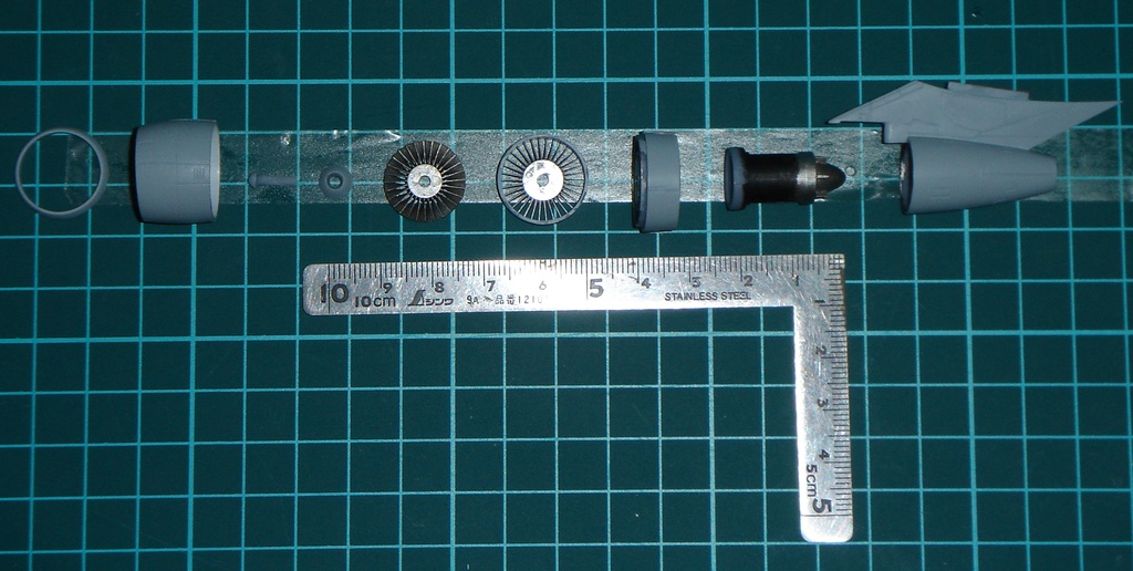 1/72 ハセガワ S-3・ES-3用 GE TF34-400エンジンセット Ver.2