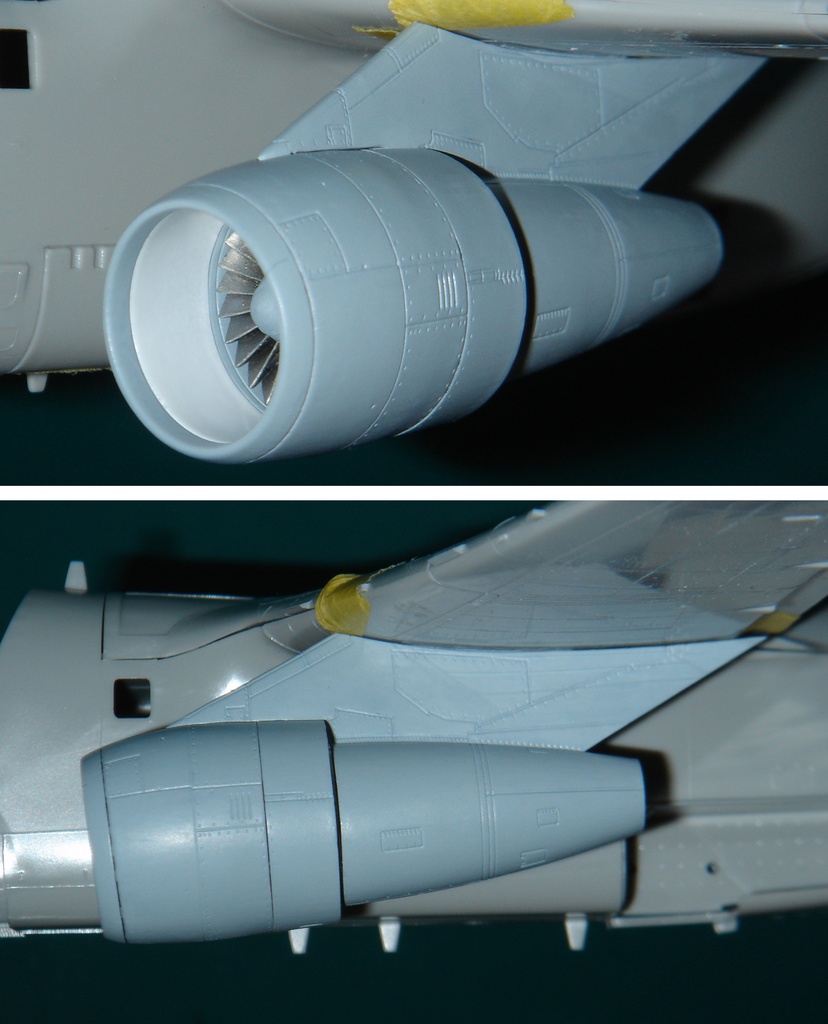 1/72 ハセガワ S-3・ES-3用 GE TF34-400エンジンセット Ver.2