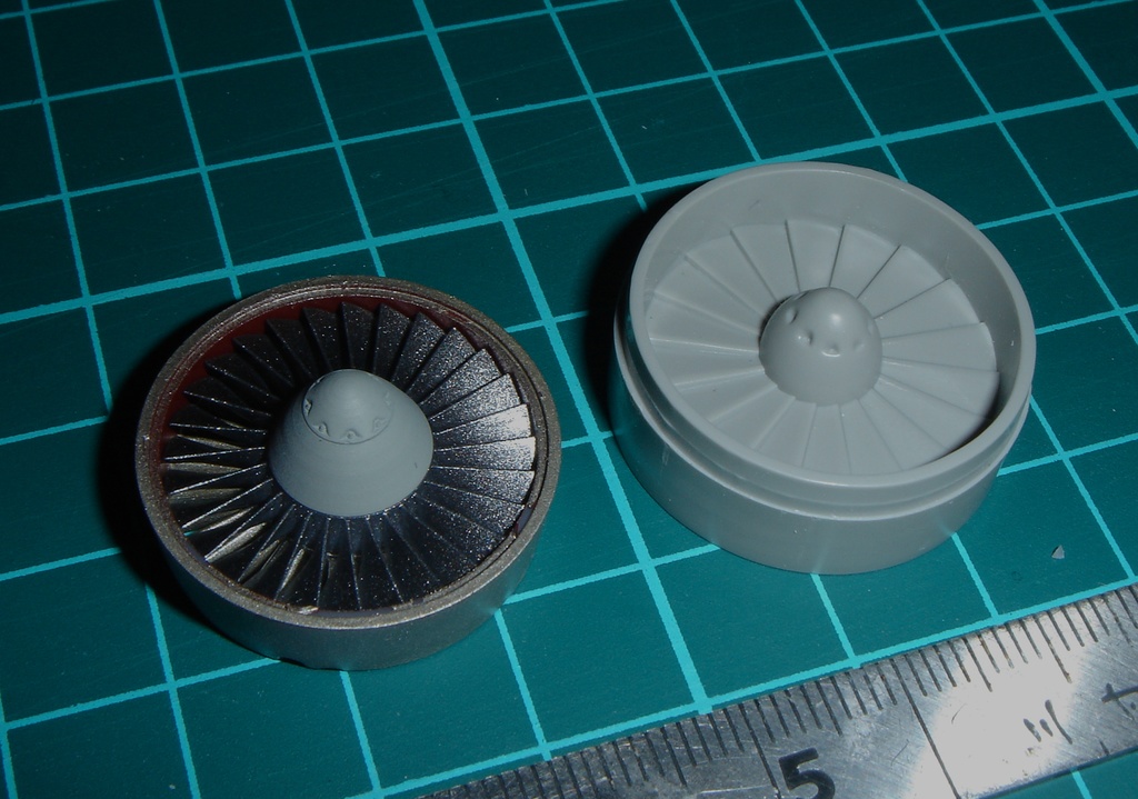 1/48 GE TF34 エンジンファン改造パーツ Ver.2(イタレリ製A-10A サンダーボルトII用)