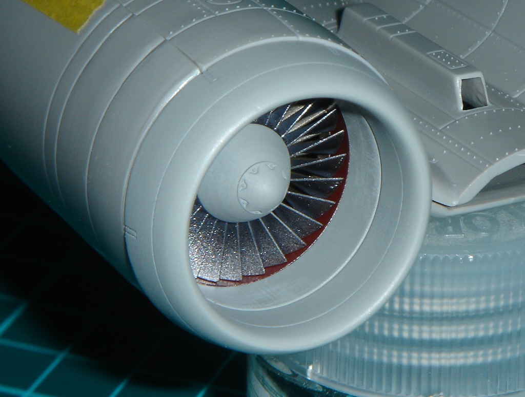 1/48 GE TF34 エンジンファン改造パーツ Ver.2(イタレリ製A-10A サンダーボルトII用)