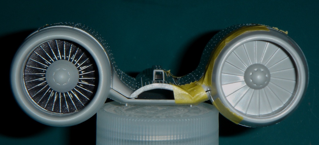 1/48 GE TF34 エンジンファン改造パーツ Ver.2(イタレリ製A-10A サンダーボルトII用)