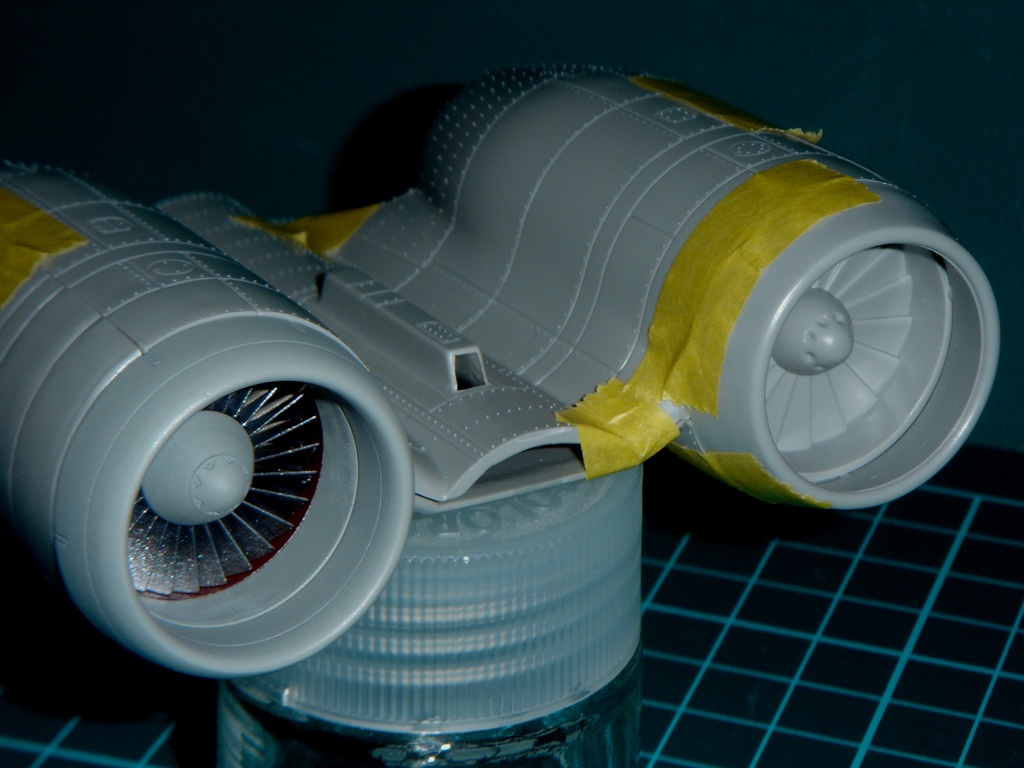 1/48 GE TF34 エンジンファン改造パーツ Ver.2(イタレリ製A-10A サンダーボルトII用)