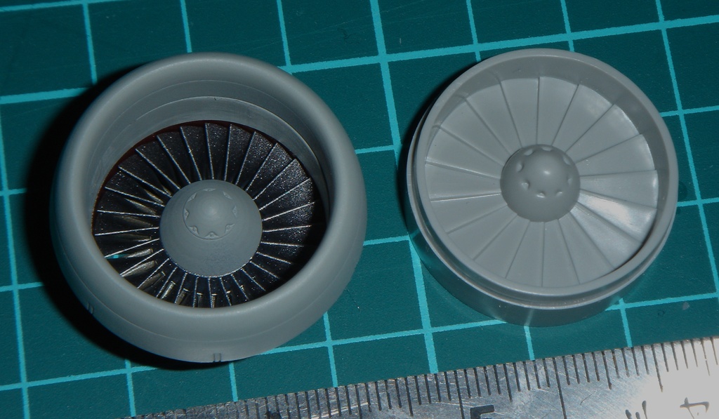 1/48 GE TF34 エンジンファン改造パーツ Ver.2(イタレリ製A-10A サンダーボルトII用)
