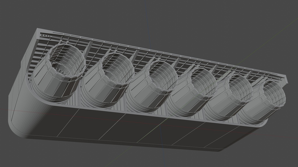 1/72 XB-70 試作戦略爆撃機 エンジン改造パーツ(イタレリ、AMT用)Ver.2