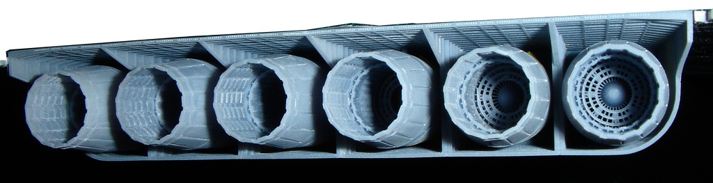 1/72 XB-70 試作戦略爆撃機 エンジン改造パーツ(イタレリ、AMT用)Ver.2