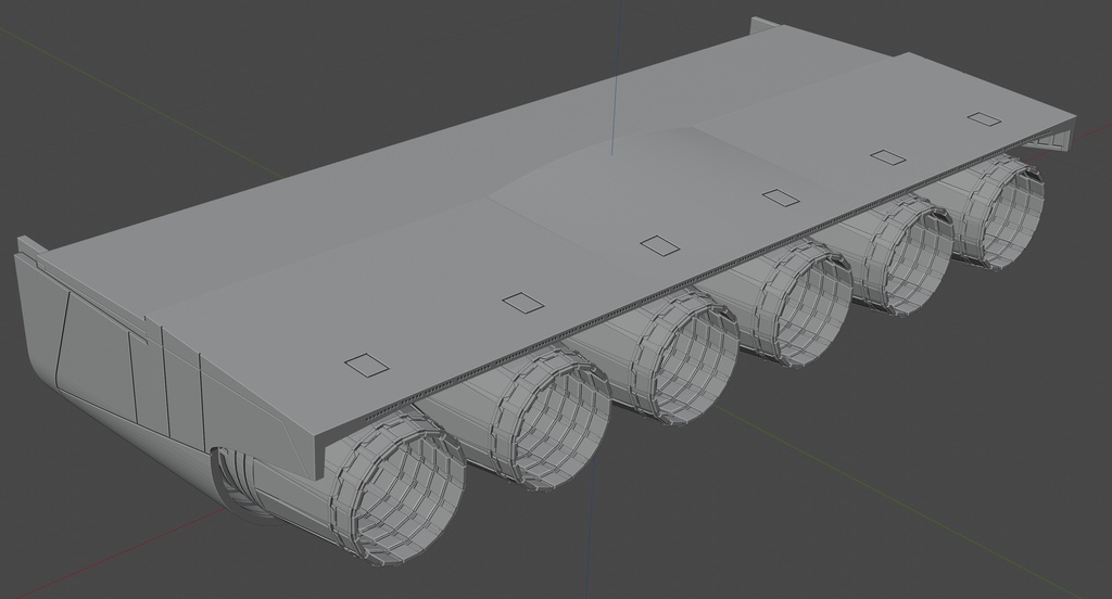 1/72 XB-70 試作戦略爆撃機 エンジン改造パーツ(イタレリ、AMT用)Ver.2