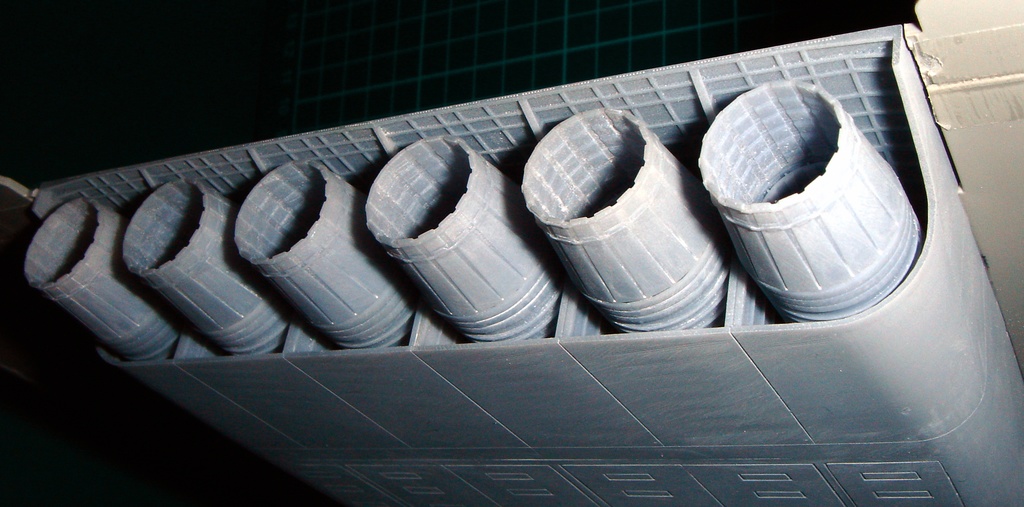 1/72 XB-70 試作戦略爆撃機 エンジン改造パーツ(イタレリ、AMT用)Ver.2