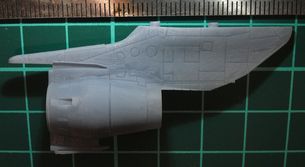 1/144 GE CF6-80C2エンジン アオシマ 航空自衛隊C-2輸送機用