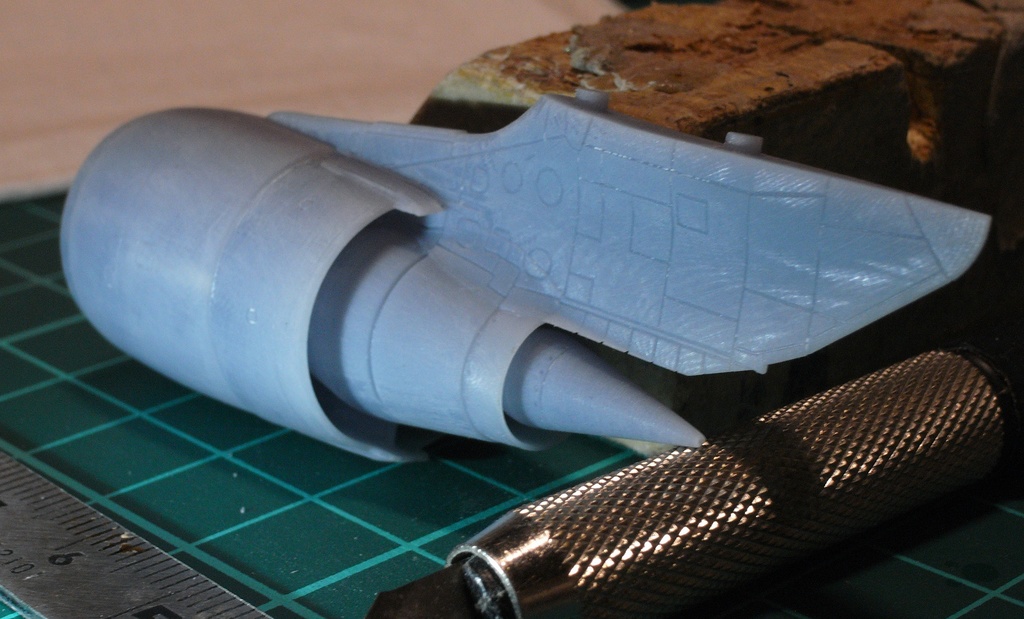 1/144 GE CF6-80C2エンジン アオシマ 航空自衛隊C-2輸送機用