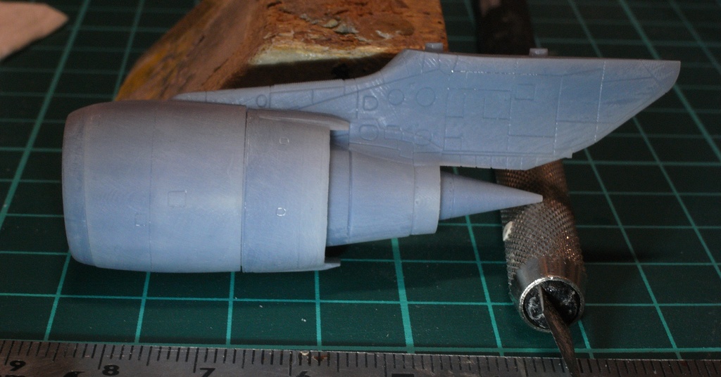 1/144 GE CF6-80C2エンジン アオシマ 航空自衛隊C-2輸送機用