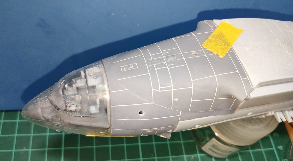 1/144 航空自衛隊C-2 コレクトノーズ改造パーツセット アオシマ 航空自衛隊C-2輸送機用