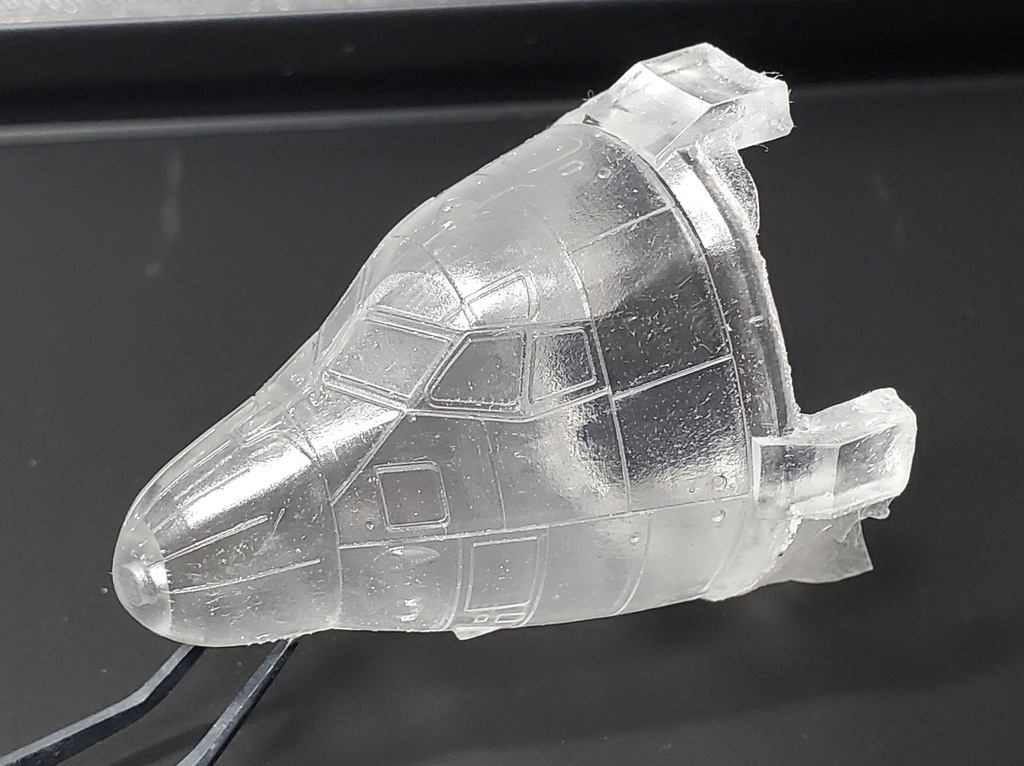 クリアパーツのみ!1/144 航空自衛隊RC-2改造パーツセット用