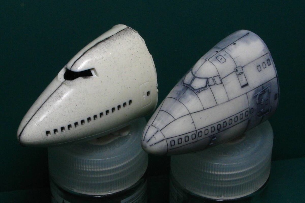 ハセガワ 1/200 BOEING 747用 ノーズパーツ