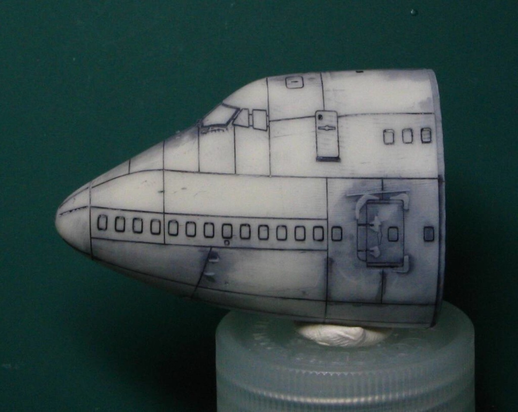 ハセガワ 1/200 BOEING 747用 ノーズパーツ