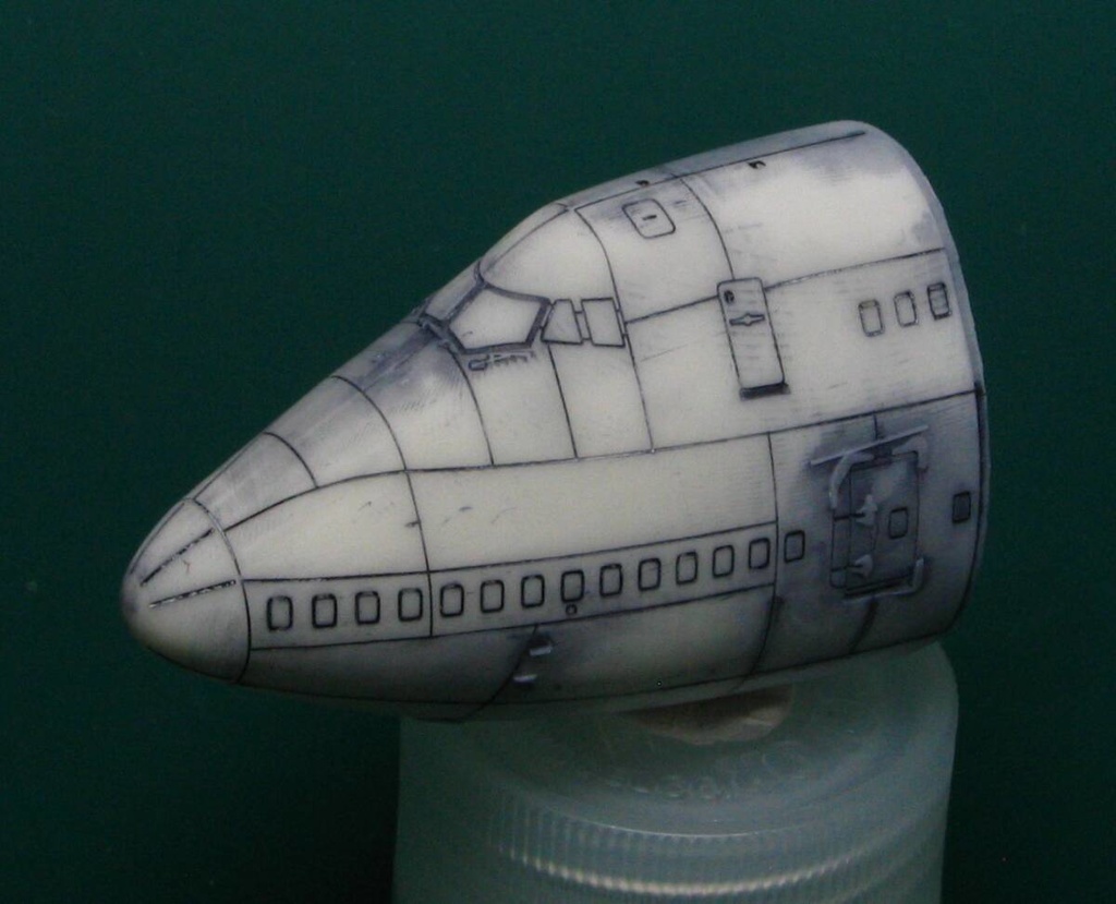 ハセガワ 1/200 BOEING 747用 ノーズパーツ