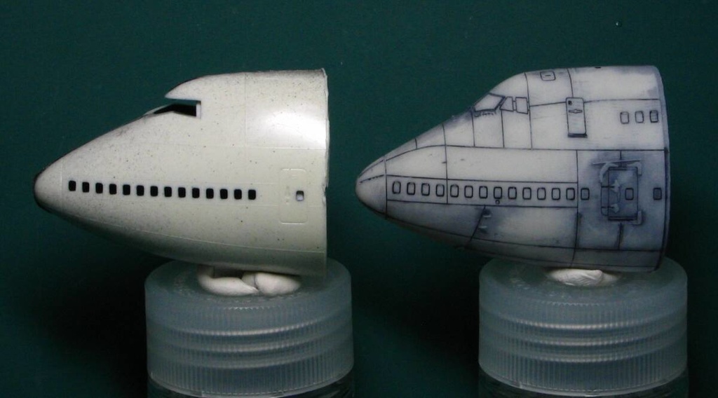 ハセガワ 1/200 BOEING 747用 ノーズパーツ