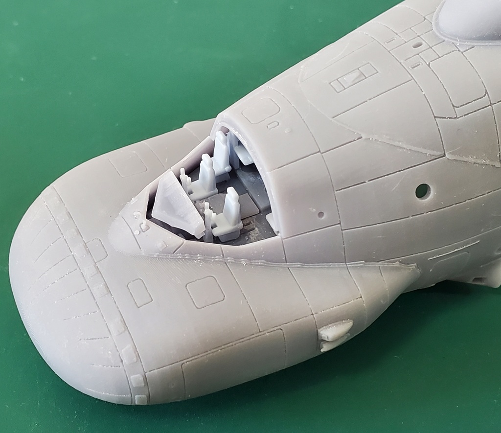 1/144 航空自衛隊XEC-2改造パーツセット アオシマ 航空自衛隊C-2輸送機用