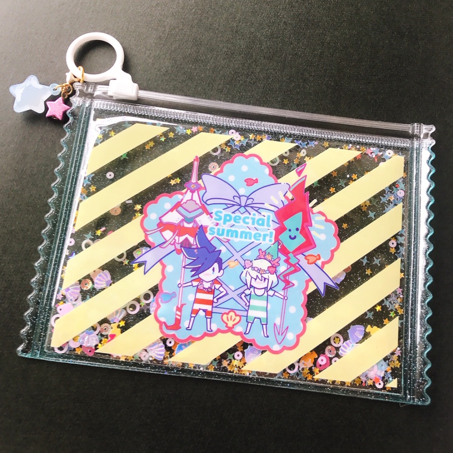 SUMMERガリちゃんスライドキャンディポーチ(アマビエステッカー付)