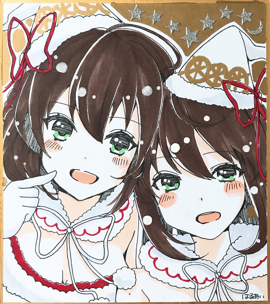 バトガ色紙 みきミサ