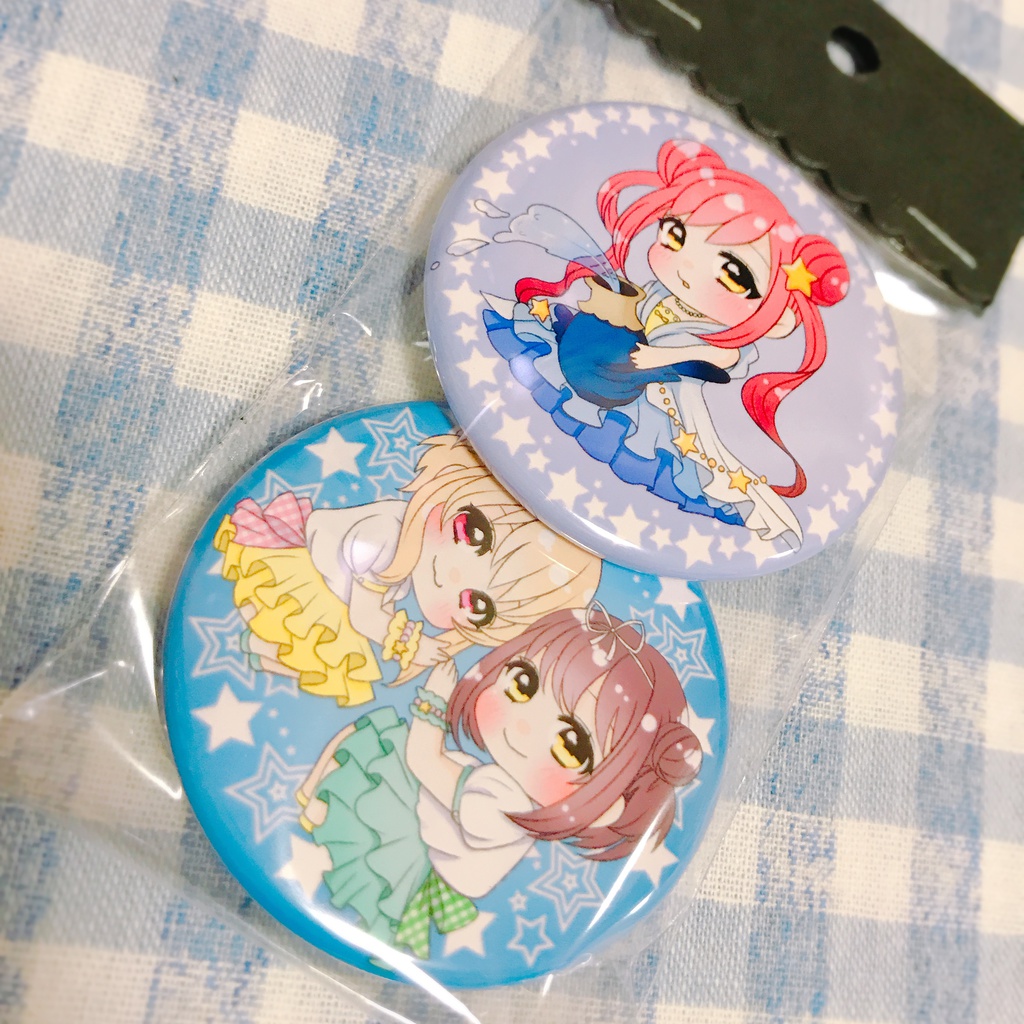 星座缶バッチ 2種セット ①