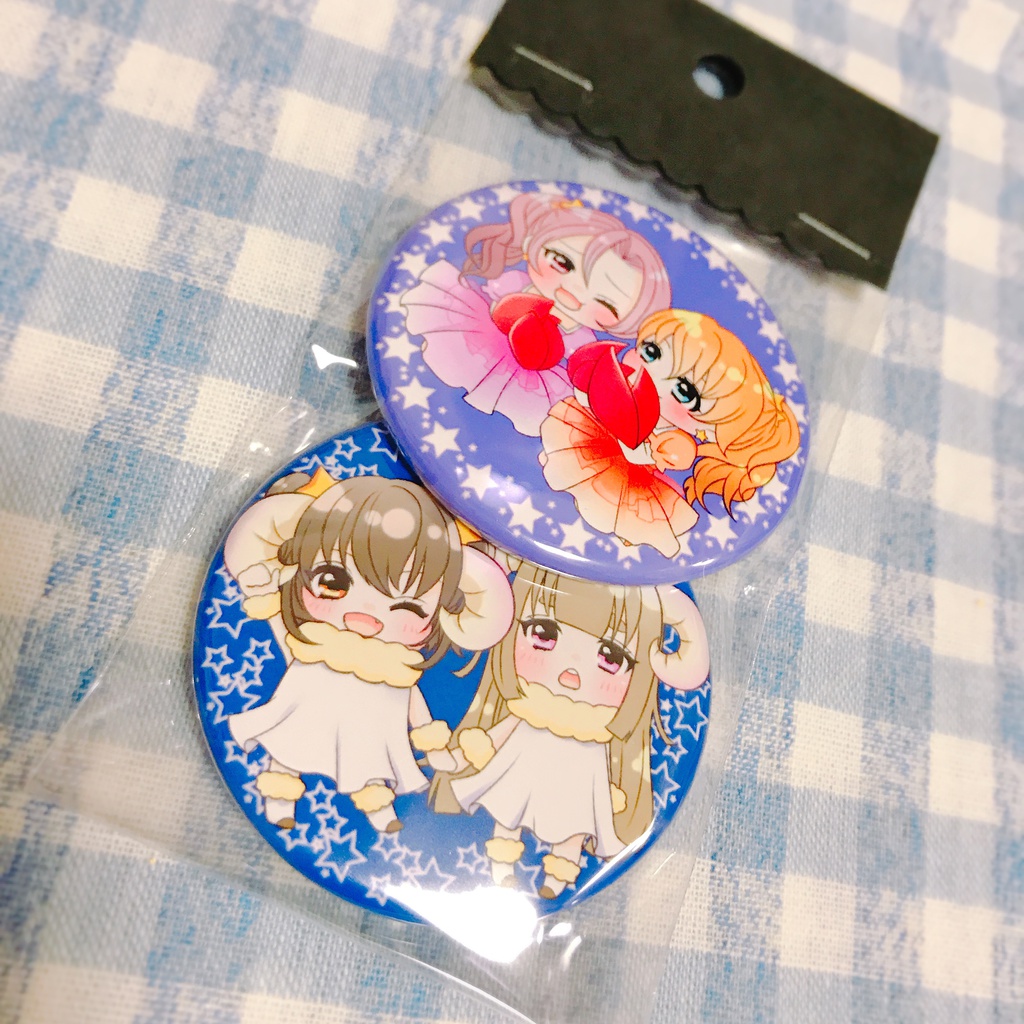 星座缶バッチ 2種セット ④