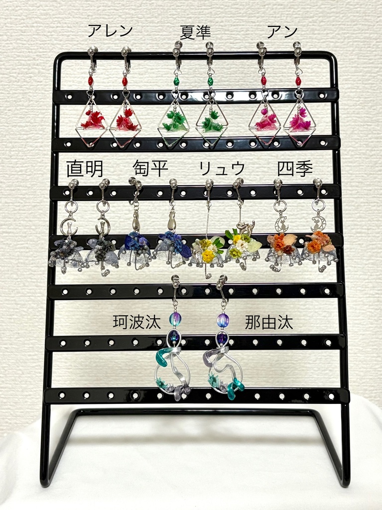 チームモチーフ イヤリング•ピアス【朱雀野アレン】