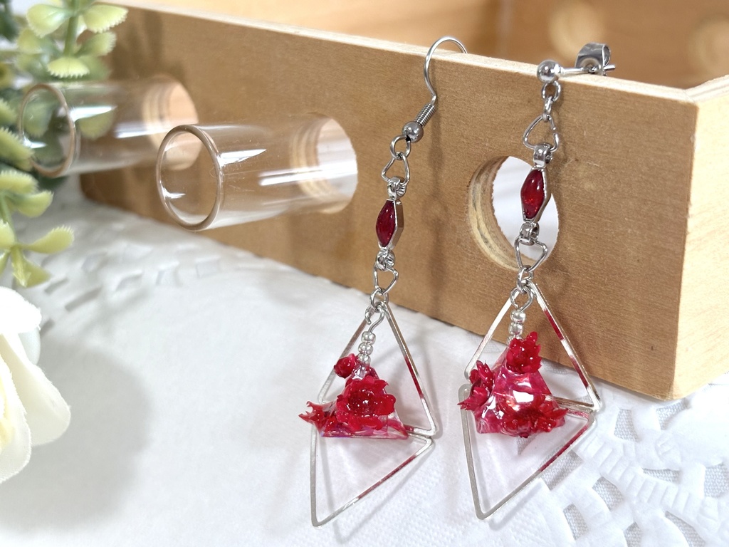 チームモチーフ イヤリング•ピアス【朱雀野アレン】